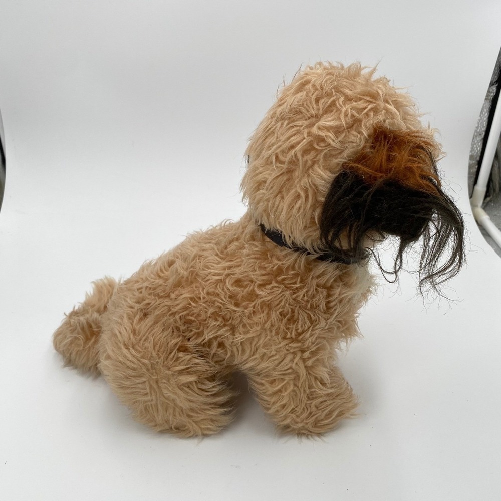 Vintage 1978 Benji Plush Dog by Dakin, Mulberry Square 10" Collar Metal Tag - Picture 2 of 9